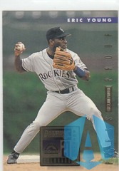 1996 Donruss Press Proof Eric Young #214 Rookies